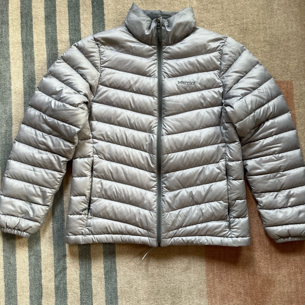 Marmot Silver Jena down coat size L